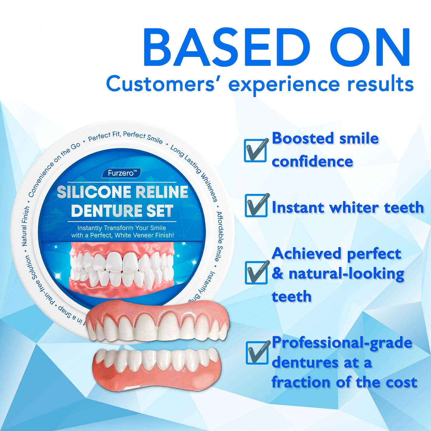 Furzero™ Silicone Reline Denture Set🦷✨