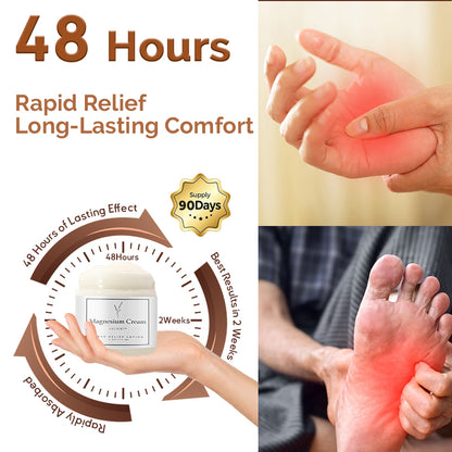 Official Store: GFOUK™ Magnesium Nerve Relief Lotion🌿✅Fast Pain Relief & Relaxation for Hands & Feet (Promotes Sleep & Soothes Muscles)