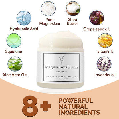 Official Store: GFOUK™ Magnesium Nerve Relief Lotion🌿✅Fast Pain Relief & Relaxation for Hands & Feet (Promotes Sleep & Soothes Muscles)